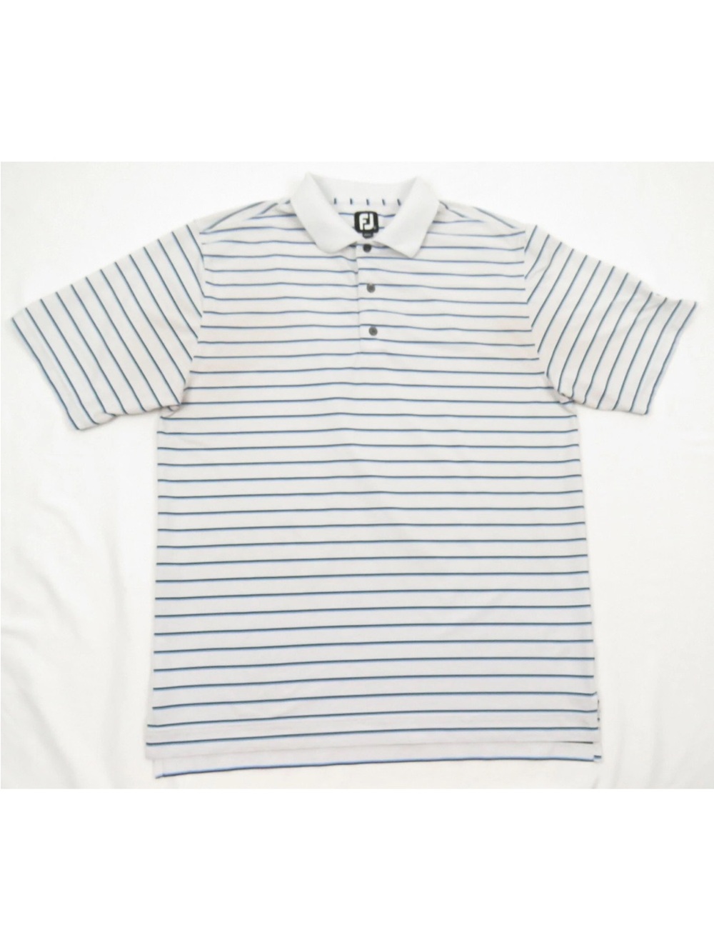 NWOT Footjoy Logo Stretch Golf Short Sleeve Polo Athletic Shirt L